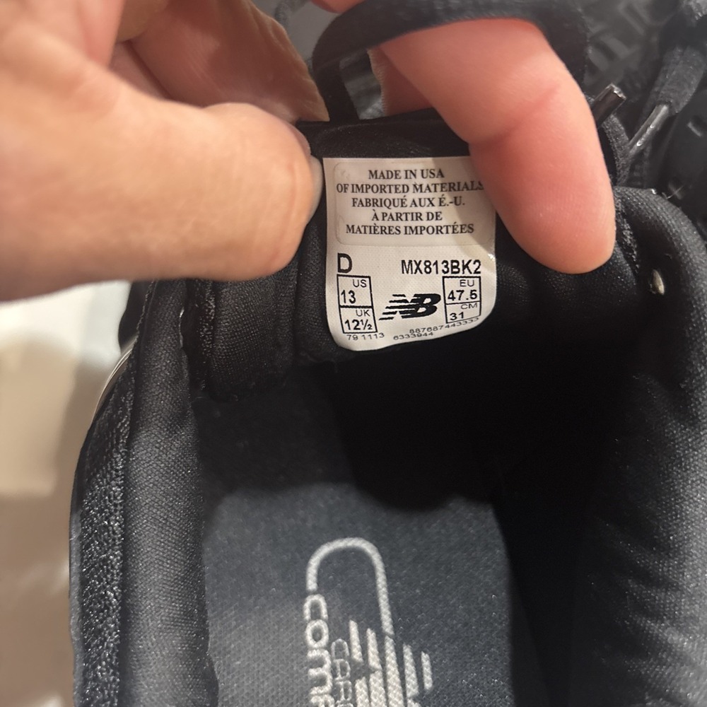 Size 13 - New Balance 813v2 Low Black - Picture 5 of 6